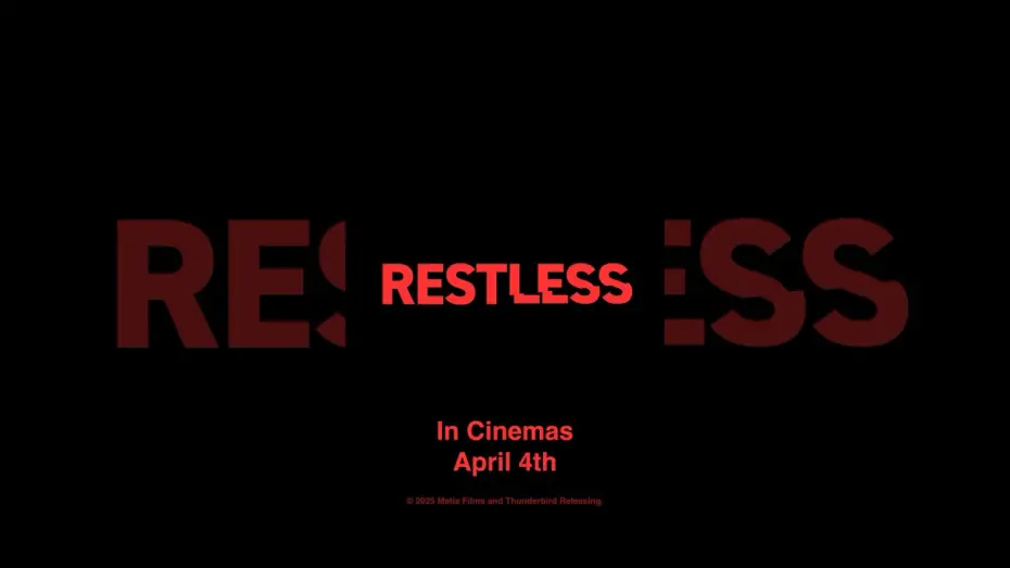 Video for the film Restless — This 5 ⭐️⭐️⭐️⭐️⭐️thriller is in cinemas nationwide from April 4th.
