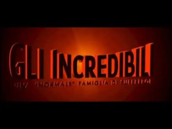 Video for the film The Incredibles — Gli Incredibili Trailer ita