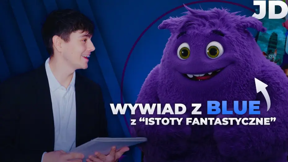 Video for the film IF — Jedyny w Polsce wywiad z Blue, bohaterem komedii "Istoty Fantastyczne"!