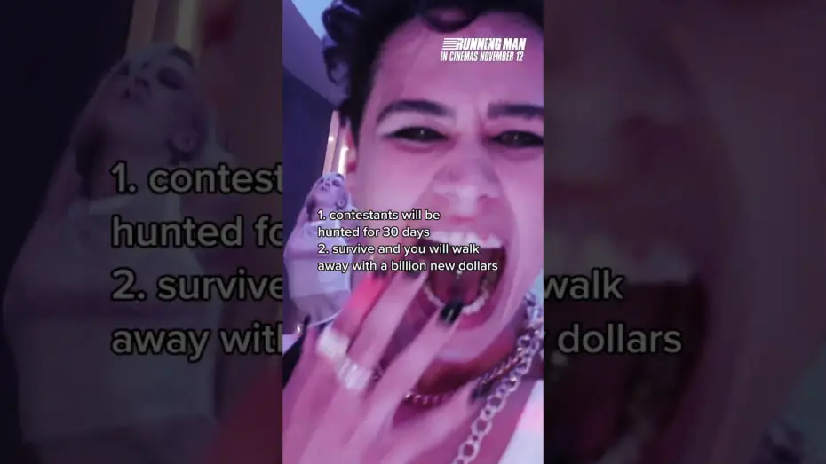 Video for the film The Running Man — The Rules