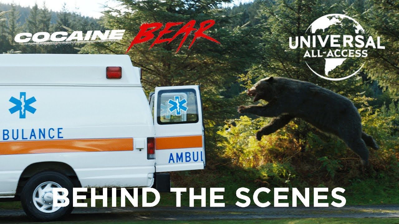 Video for the film Cocaine Bear — The Making Of Cocaine Bear