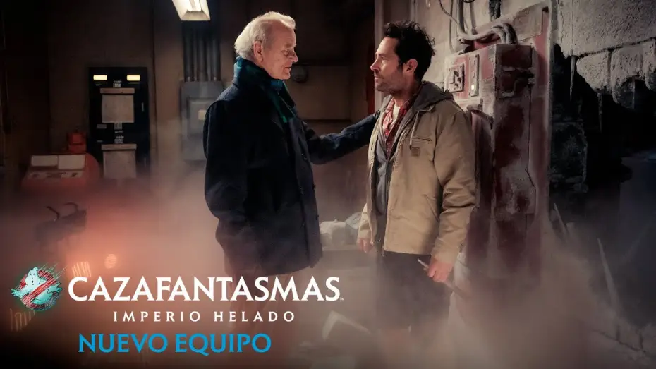 Video for the film Ghostbusters: Frozen Empire — Nuevo equipo. 🤝 Leyendas. [VOSE]