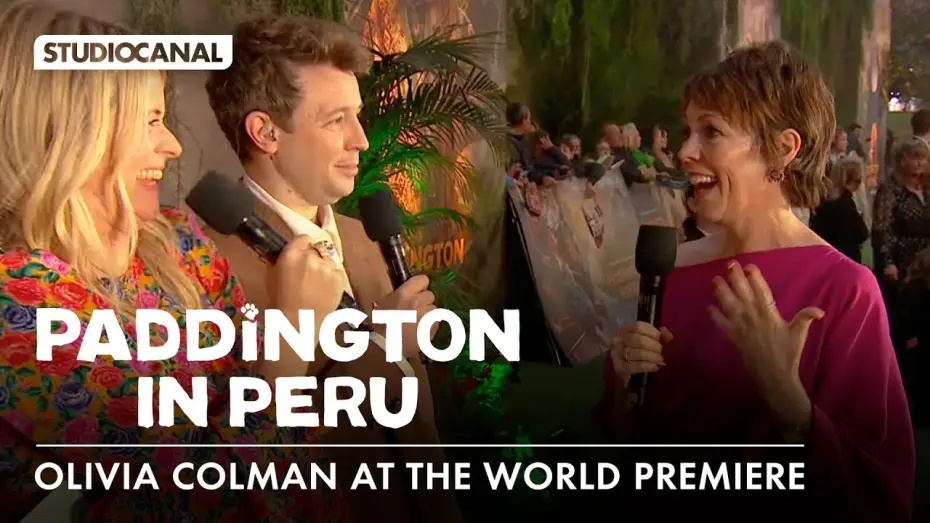 Video for the film Paddington in Peru — Olivia Colman at the World Premiere of PADDINGTON IN PERU