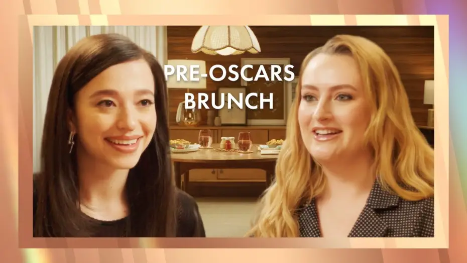 Video for the film Anora — Mikey Madison & Amelia Dimoldenberg Tease The Chicken Shop Date Movie At Pre Oscars Brunch