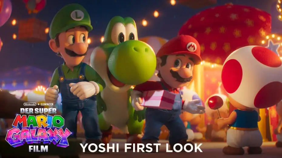 Video for the film Untitled Super Mario Bros. Movie — DER SUPER MARIO GALAXY FILM | Yoshi First Look deutsch/german HD