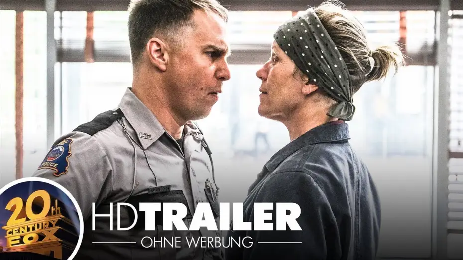 Video for the film Three Billboards Outside Ebbing, Missouri — Three Billboards outside Ebbing, Missouri | Offizieller Trailer  | Deutsch HD German (2017)