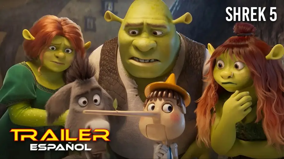 Video for the film Shrek 5 — Shrek 5 - Teaser Tráiler español