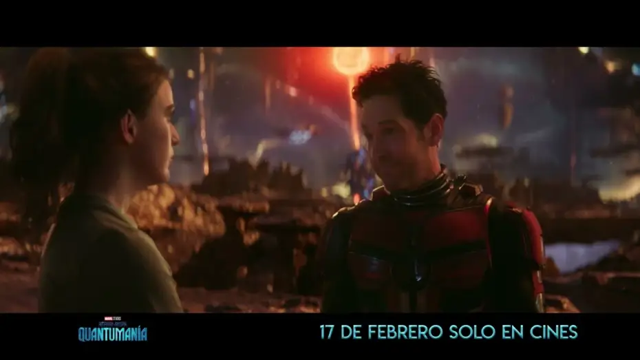 Video for the film Ant-Man and the Wasp: Quantumania — Anuncio: 'Es como estar de acampada'