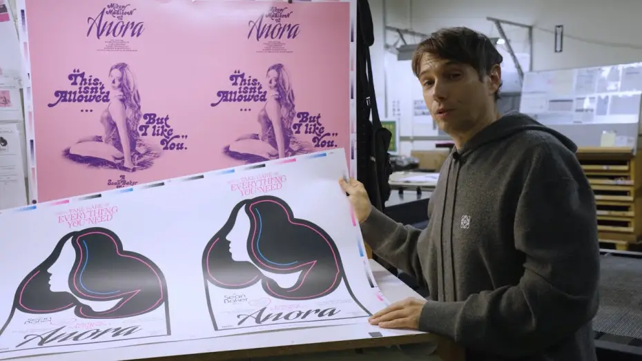 Video for the film Anora — Sean Baker Unveils Vintage-Inspired 'Anora' Posters