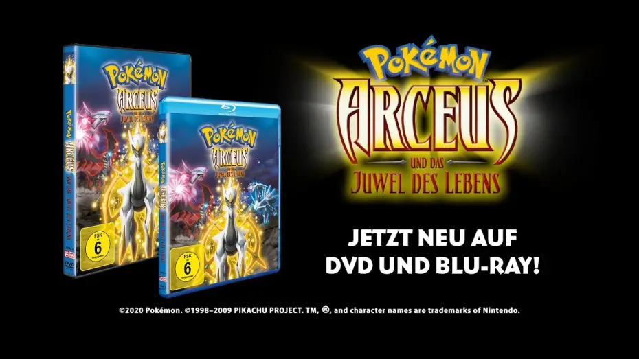Video for the film Pokémon: Arceus and the Jewel of Life — Pokémon - Arceus und das Juwel des Lebens - Trailer [HD] Deutsch / German