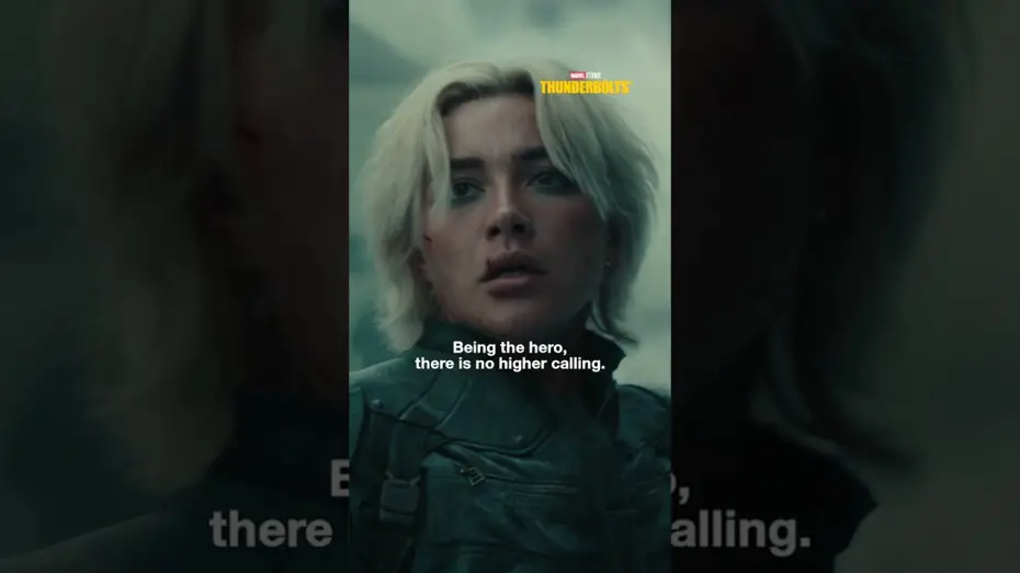Video for the film Thunderbolts — “Being the hero, there is no higher calling.”