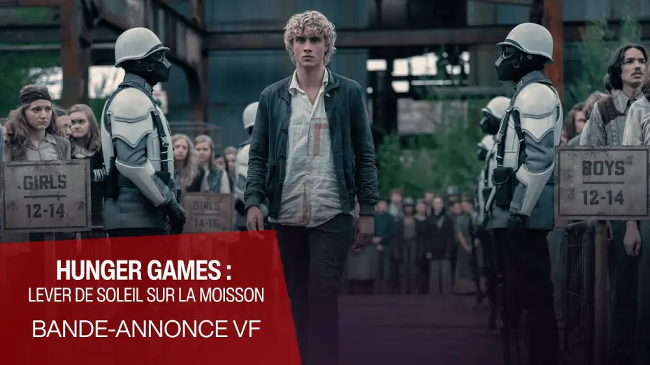 Video for the film The Hunger Games: Sunrise on the Reaping — Bande-annonce