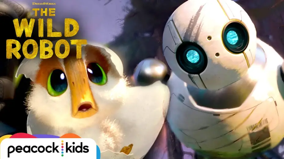 Video for the film The Wild Robot — Are You My Mother? Roz Finds an Egg!