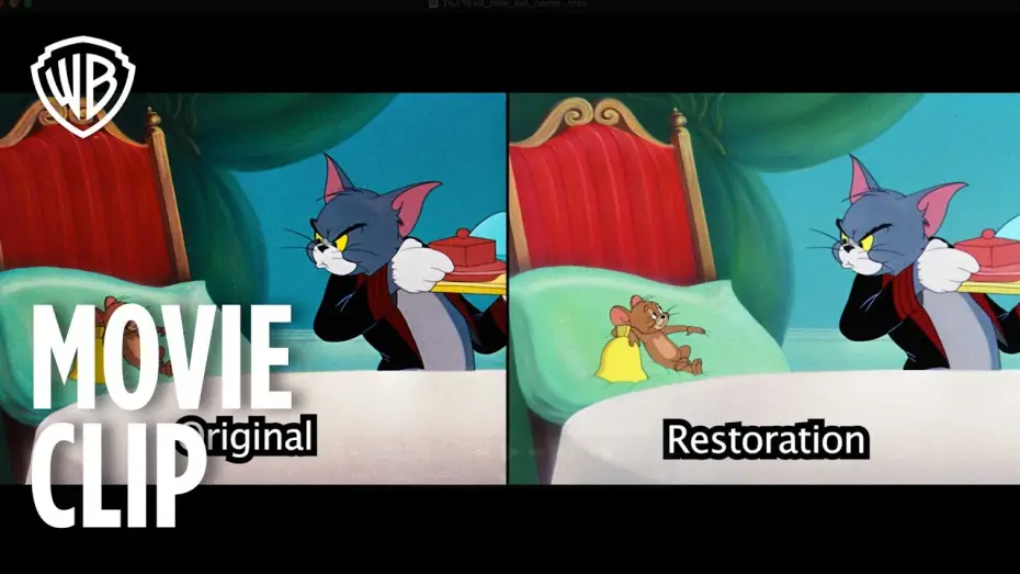 Video for the film Tom and Jerry: The Golden Era Anthology (1940-1958) — Original vs Restoration Comparison