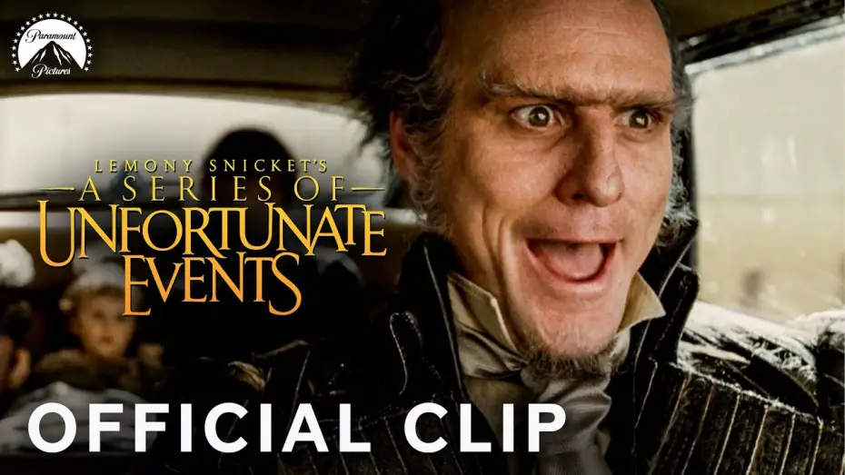 Video for the film Lemony Snicket's A Series of Unfortunate Events — Jim Carrey is Unrecognizable as Count Olaf!