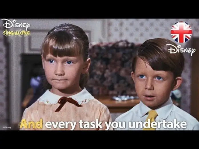 Video for the film Mary Poppins — A Spoonful Of Sugar - Lyric Video
