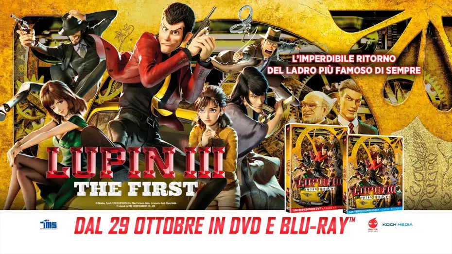 Video for the film Lupin III: The First — Lupin III - The First - Trailer Italiano Ufficiale Edizioni Home Video