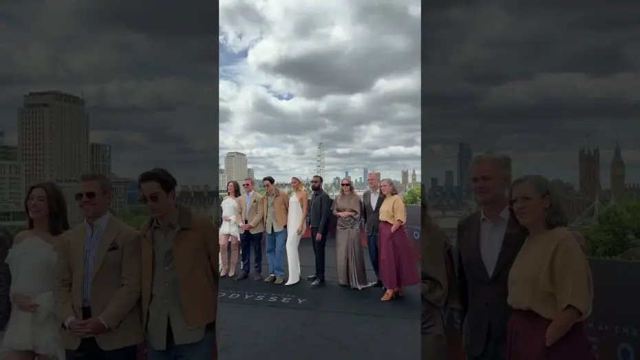 Video for the film The Odyssey — The epic cast of The Odyssey & director Christopher Nolan have landed in London