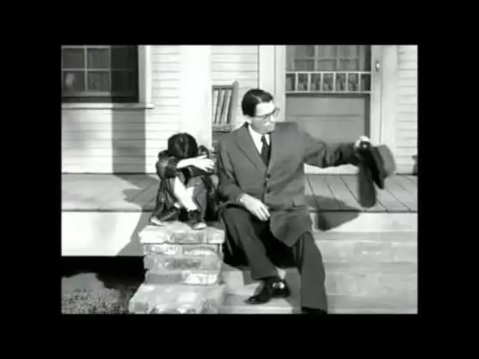 Video for the film To Kill a Mockingbird — Atticus speaks to Scout