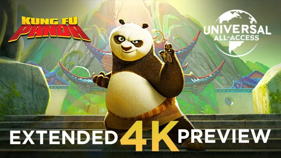 Video for the film Kung Fu Panda — Po's Biggest Challenge Yet - 4K Extended Preview