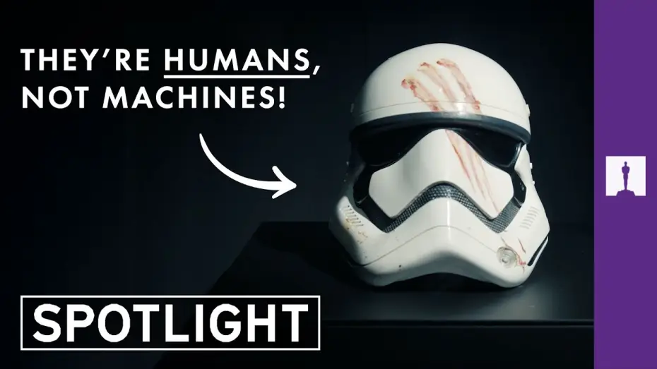 Video for the film Star Wars: The Force Awakens — Why J.J. Abrams Added Blood to a Stormtrooper Helmet in 'Star Wars'