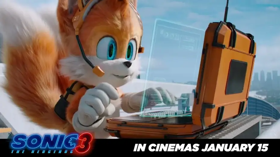 Video for the film Sonic the Hedgehog 3 — Get your game faces on