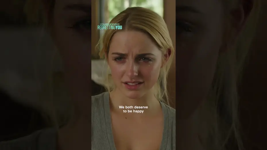 Video for the film Regretting You — grab someone you love and get tix for Colleen Hoover's Regretting You