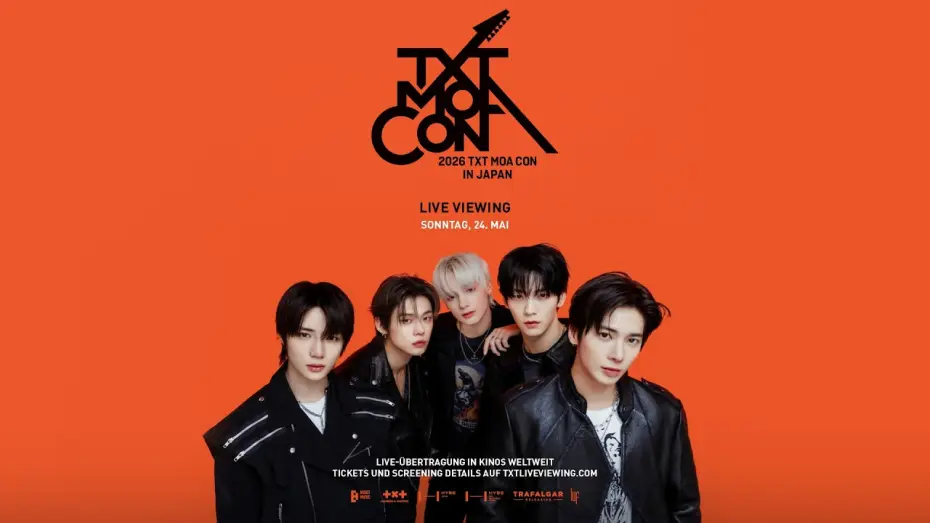 Video for the film 2026 TXT Moa Con in Japan: Live Viewing — 2026 TXT MOA CON IN JAPAN: LIVE VIEWING I TRAILER GERMAN