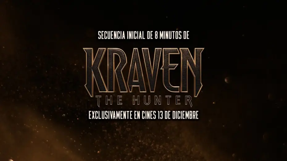 Video for the film Kraven the Hunter — ¡8 minutos en exclusiva! [VOSE]