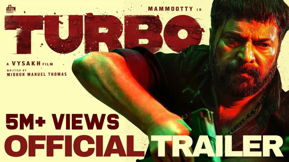 Video for the film Turbo — Turbo Malayalam Movie Official Trailer | Mammootty | Vysakh | Midhun Manuel Thomas |MammoottyKampany