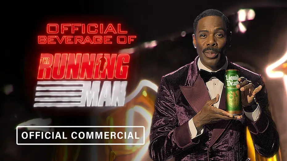 Video for the film The Running Man — Liquid Death Official Thirst-Murdering Beverage