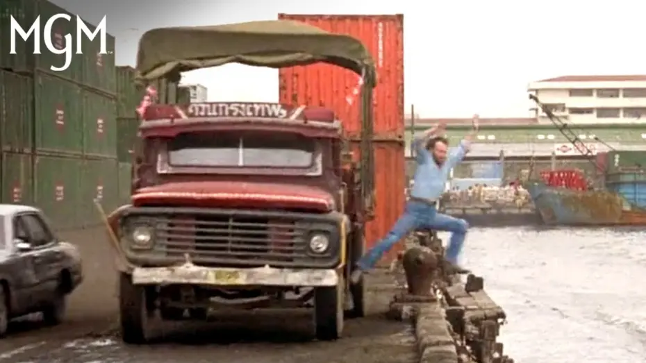 Video for the film Missing in Action — Car Chase Through The Harbor