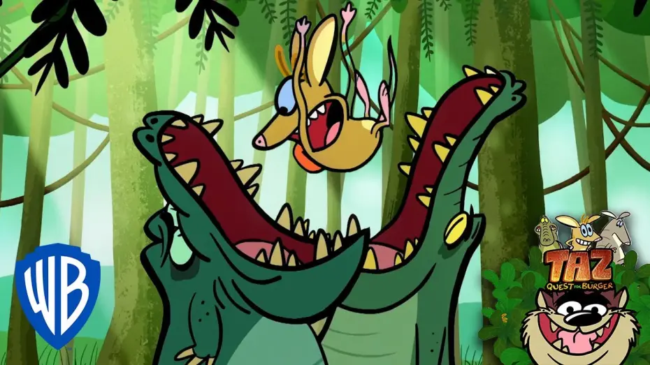 Video for the film Taz: Quest for Burger — Crocodile Danger! | Taz Quest For Burger | @wbkids