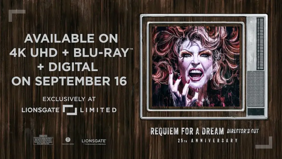 Video for the film Requiem for a Dream — 25th Anniversary - 4K Lenticular Gift Box - Official Trailer