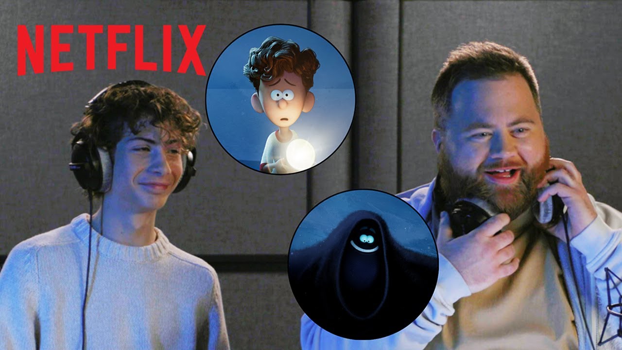Video for the film Orion and the Dark — In The Booth with Jacob Tremblay and Paul Walter Hauser