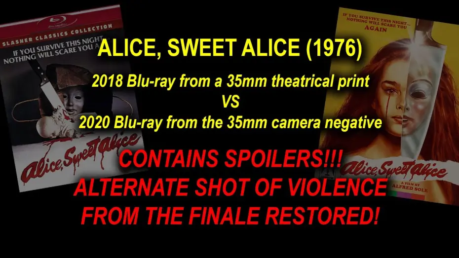 Video for the film Alice, Sweet Alice — Alice, Sweet Alice (1976) Restored Footage from Negative! SPOILERS!