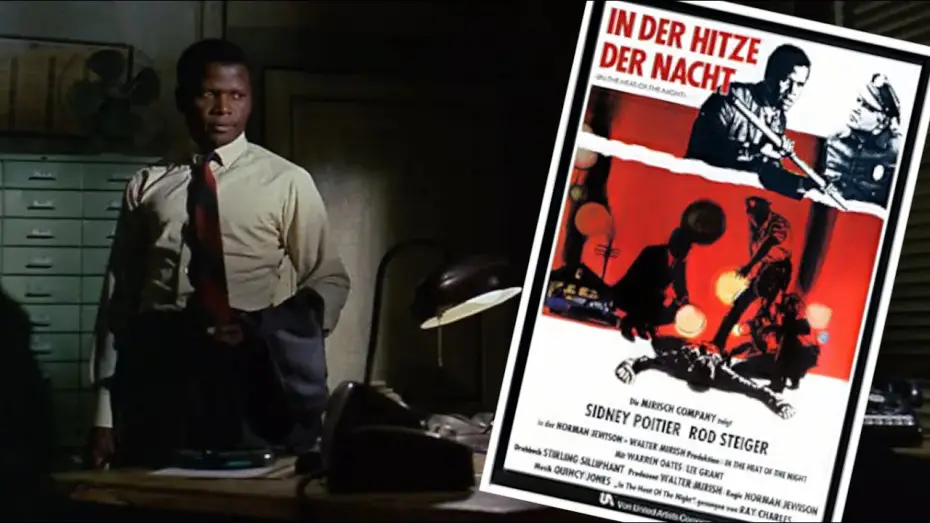Video for the film In the Heat of the Night — In der Hitze der Nacht (USA 1967 "In the Heat of the Night") Video Trailer deutsch / german VHS