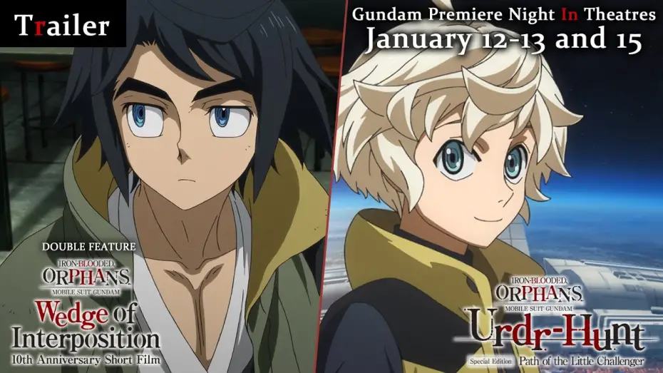 Video for the film Mobile Suit Gundam: Iron-Blooded Orphans - Urdr-Hunt: Path of the Little Challenger — Trailer [Subtitled]