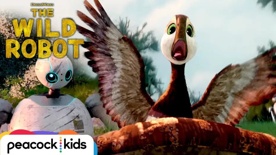 Video for the film The Wild Robot — A Goose That... Can't Swim?
