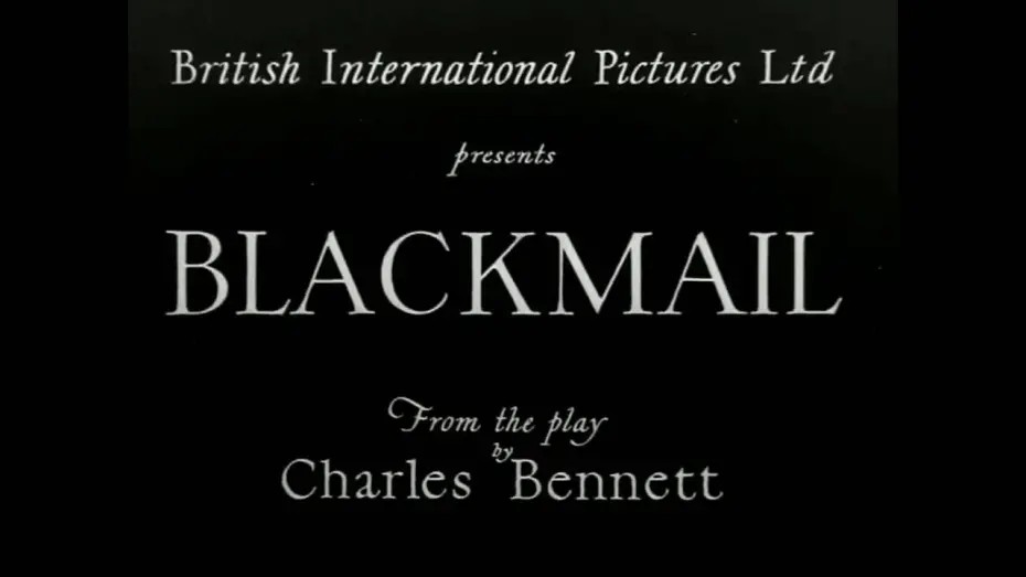 Video for the film Blackmail — Cinema Arts Centre Trailer
