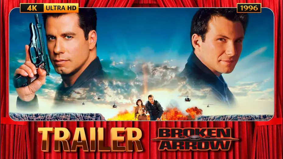 Video for the film Broken Arrow — Broken Arrow (1996) Official Trailer [4K-UHD]