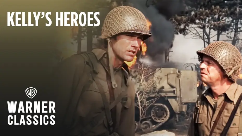 Video for the film Kelly's Heroes — Oddball's Sherman Tanks Show Up