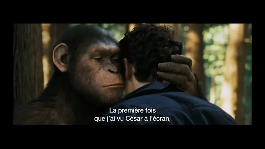 Video for the film Rise of the Planet of the Apes — Super trailer VOST