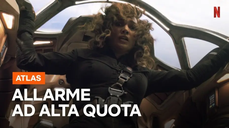 Video for the film Atlas — Il volo turbolento in cui JLo rischia la vita