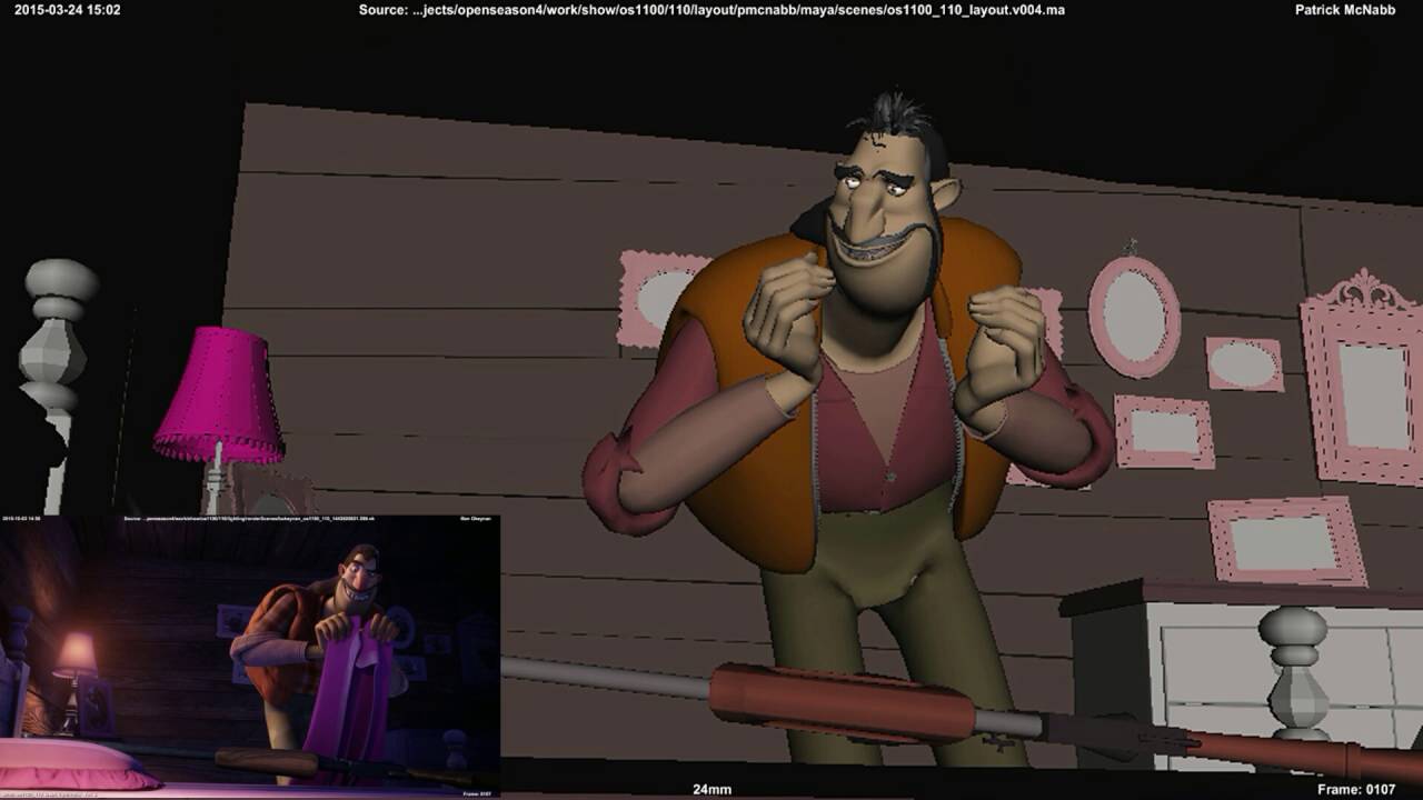 Video for the film Open Season: Scared Silly — Open Season 4 Layout Reel