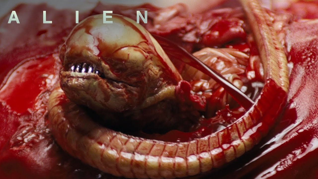 Video for the film Alien — Iconic Chestburster Scene