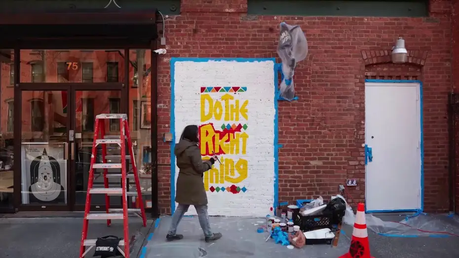 Video for the film Do the Right Thing — Do the Right Thing Time-Lapse