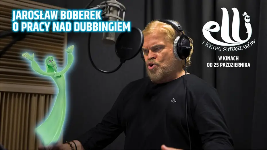 Video for the film Elli and her Monster Team — Jarosław Boberek o pracy nad dubbingiem do filmu