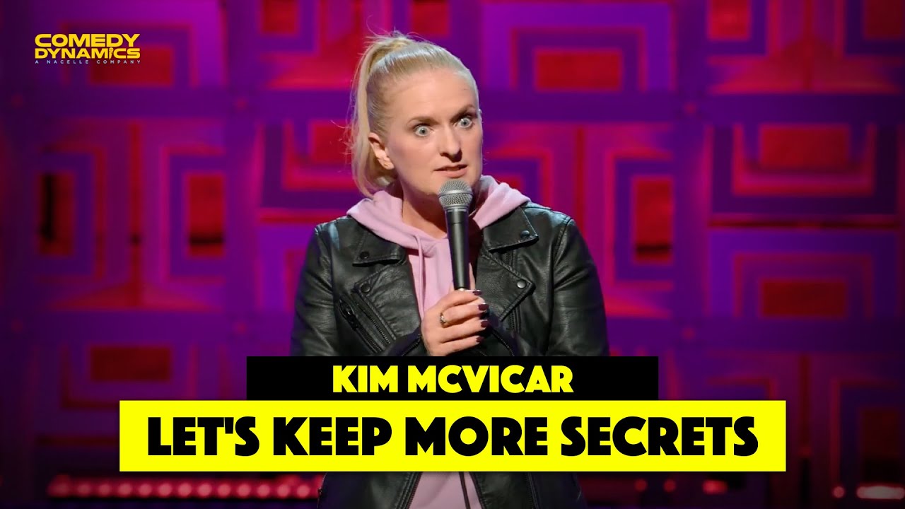 Video for the film Kim McVicar: Female Comedian — Let's Keep More Secrets