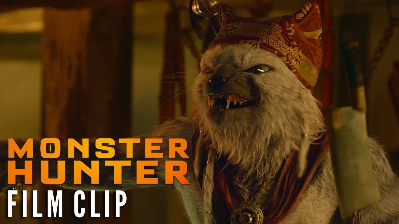 Video for the film Monster Hunter — MONSTER HUNTER Clip – Palico | Now on Digital!